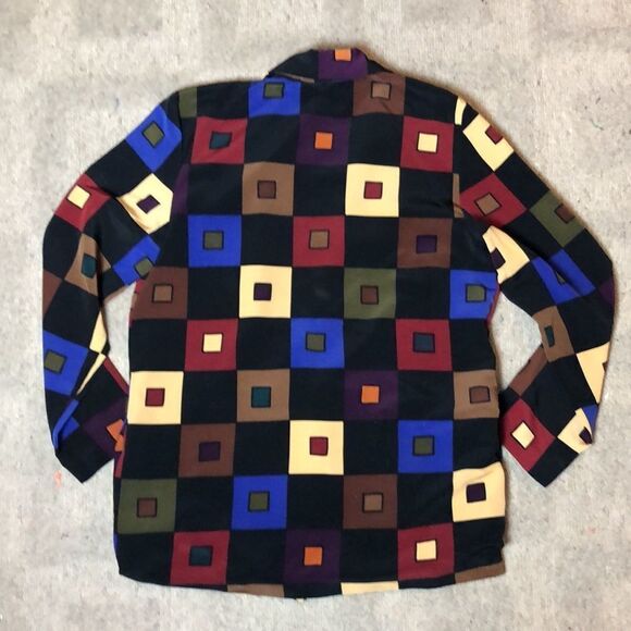 Vintage 1980’s Willow Ridge Color Block Blazer | Medium - Picture 6 of 6